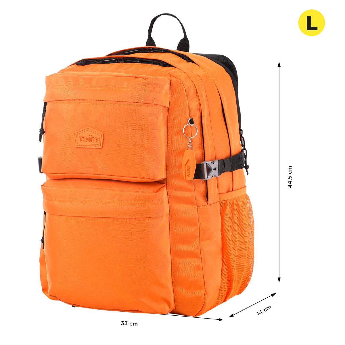 TOTTO - Morral Hombre Molyk Naranja
