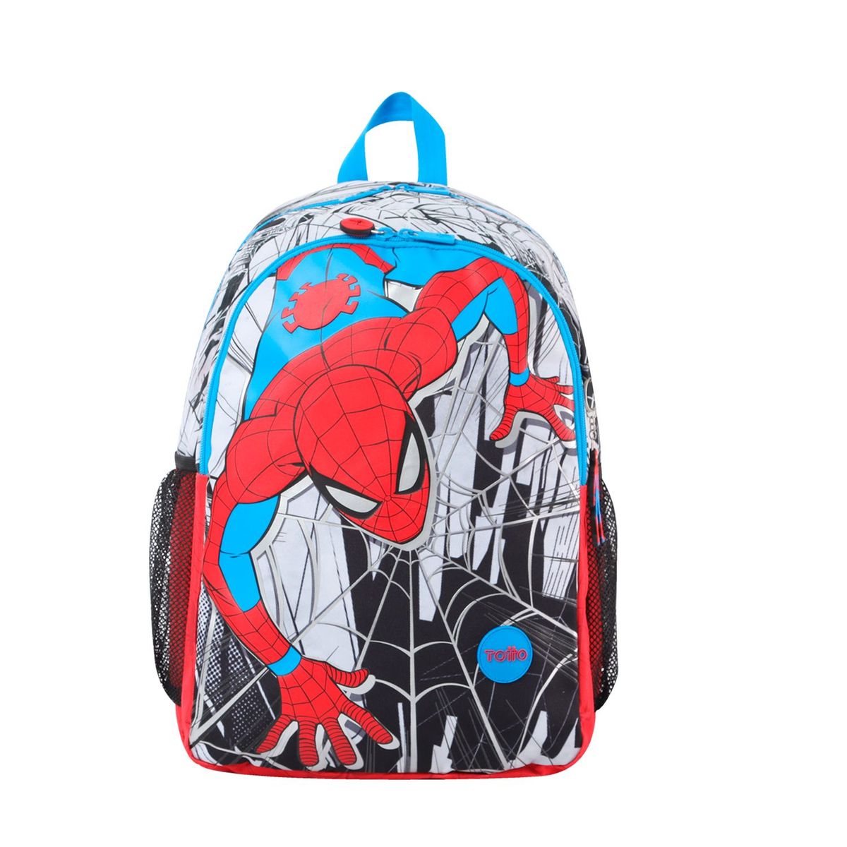 TOTTO - Morral Spiderman City L Blanco