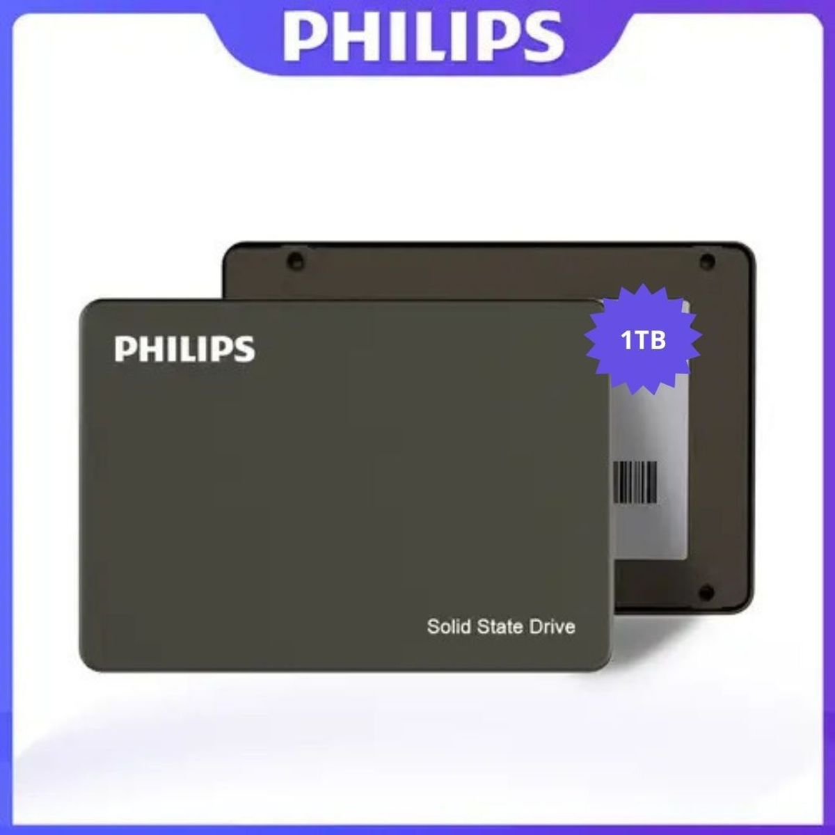 PHILIPS - Disco De Estado Solido SSD Disco Duro 1 TB (Terabyte) Philips
