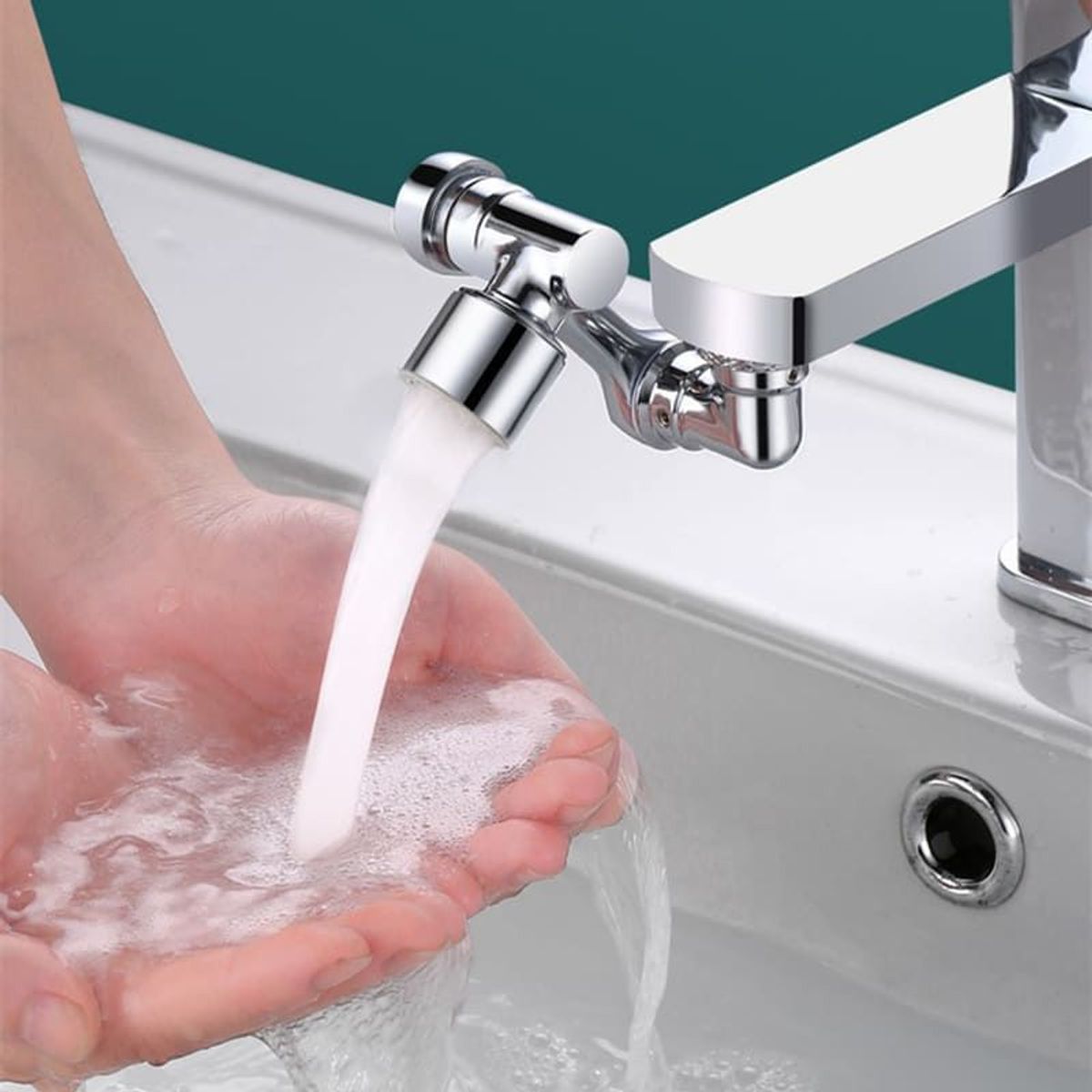 GENERICO - Extensor acero de presión para Grifo Giratorio 360° FK23D-11