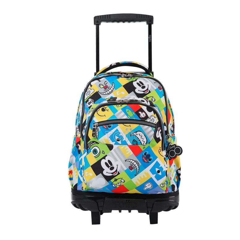 TOTTO - Morral Con Ruedas Niño Rue Bomper Renglon Disney 100 L blanco