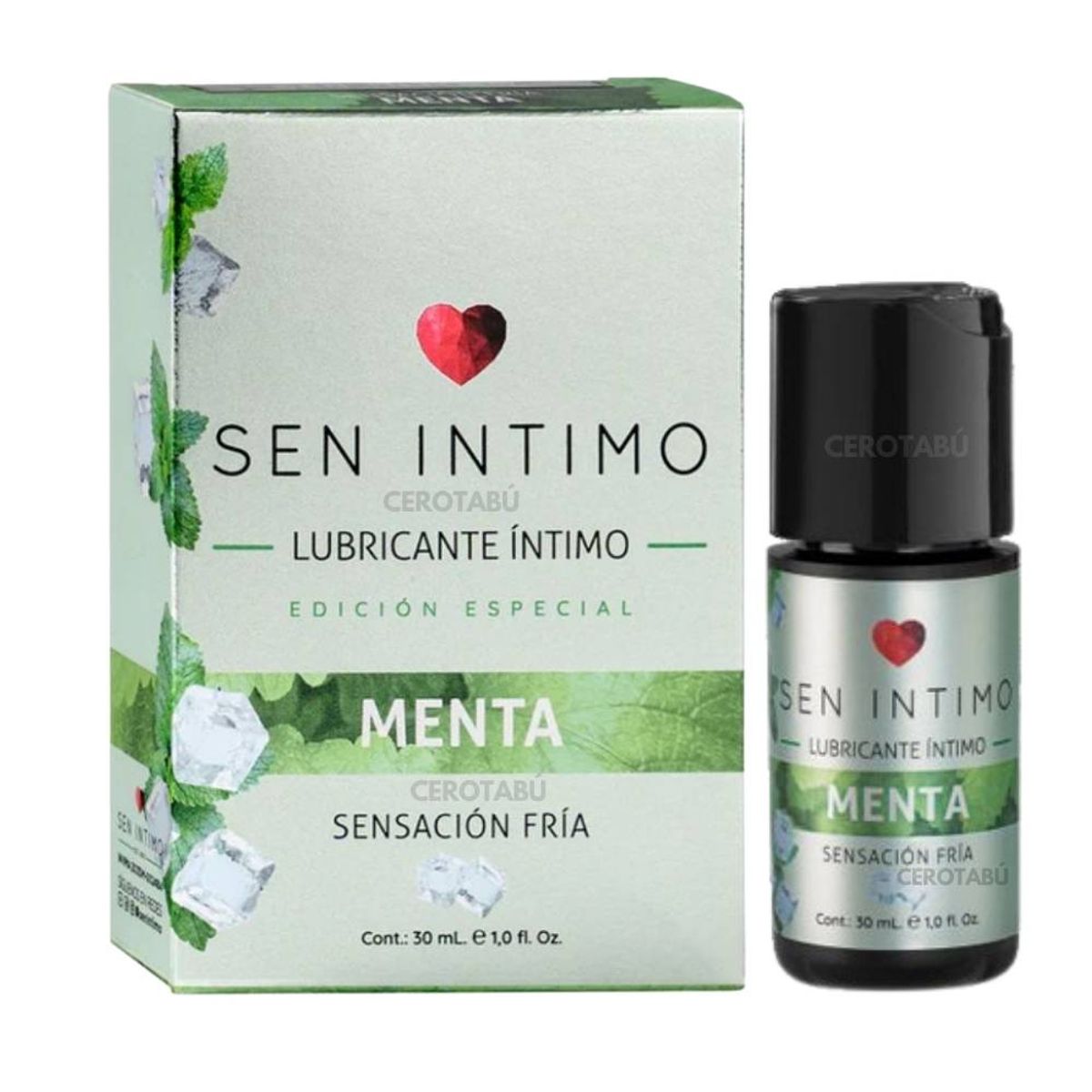 SEN INTIMO - Lubricante Sabor Menta Efecto Frio Sen Intimo 30 Ml