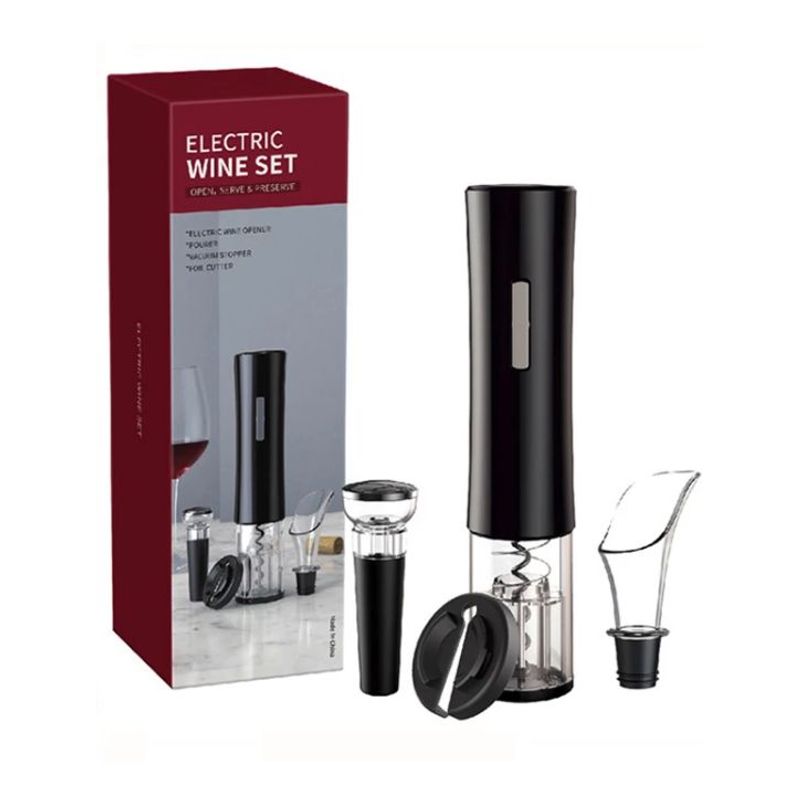 GENERICO - Destapador Botella De Vino Electrico Sacacorcho Recargable