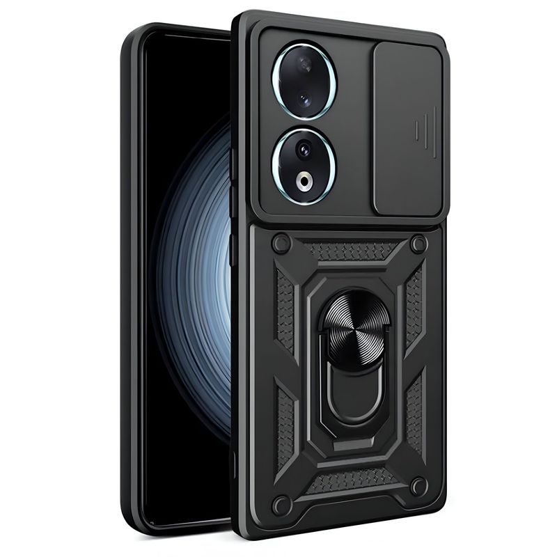 GENERICO - Funda Case Protector Cámara Slider Compatible Honor 90 5G Negro