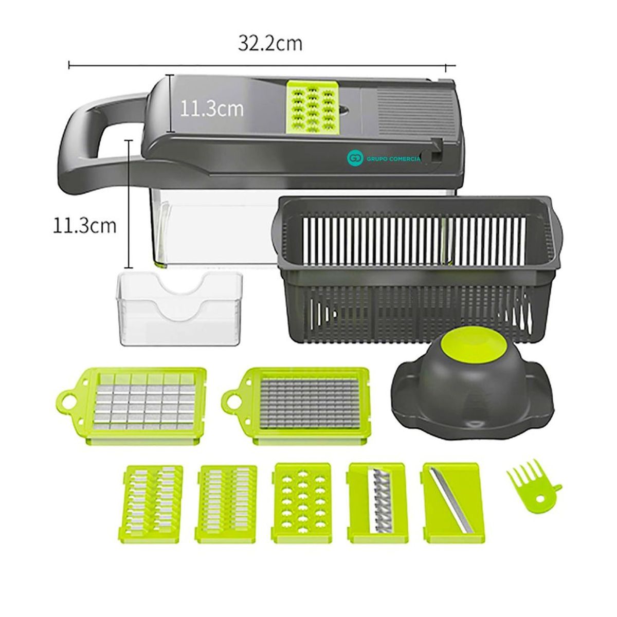 XIONG CHENG - Mandolina Rallador Picador Multifuncional Verduras Y Frutas