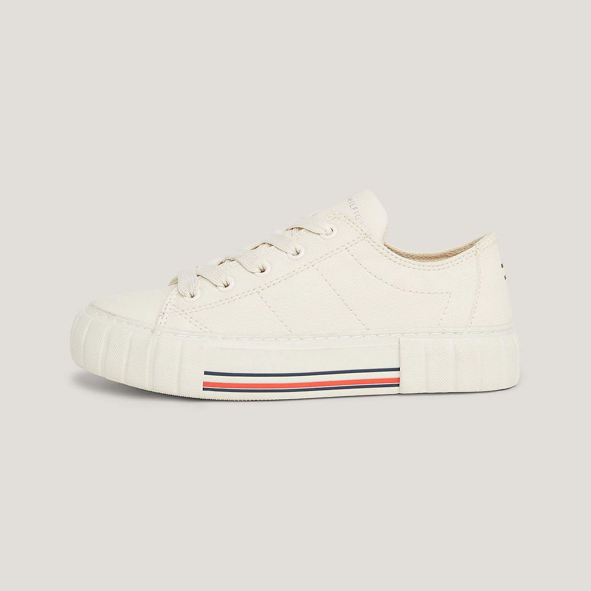 TOMMY HILFIGER - Tenis Con Cordones Para Niñas Blanco Tommy Hilfiger