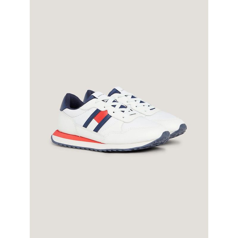 TOMMY HILFIGER - Tenis Deportivas Para Niños Blanco Tommy Hilfiger