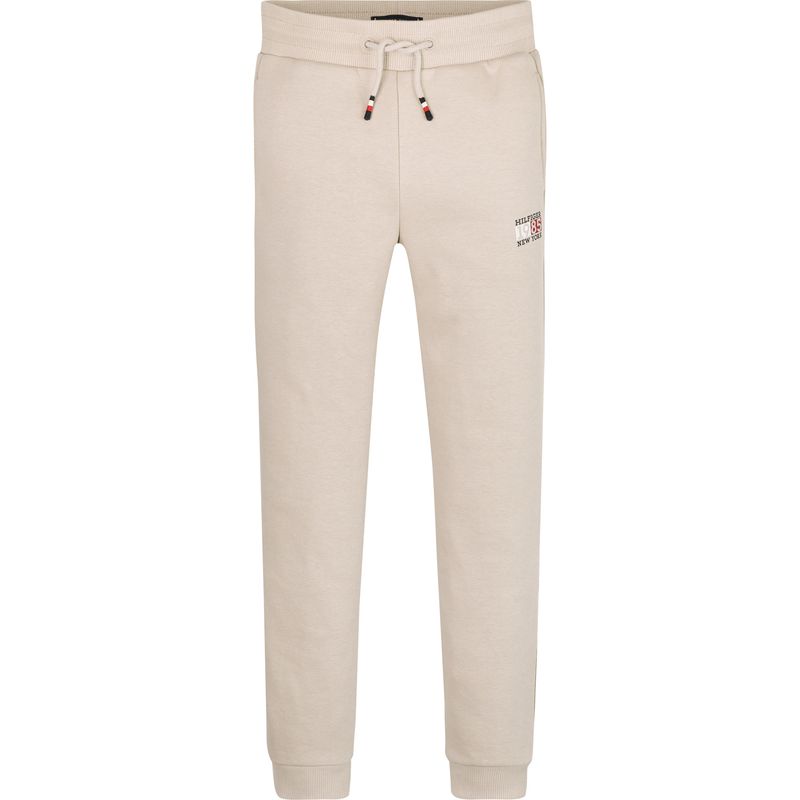 TOMMY HILFIGER - Jogger Beige En Algodón Para Niño Tommy Hilfiger
