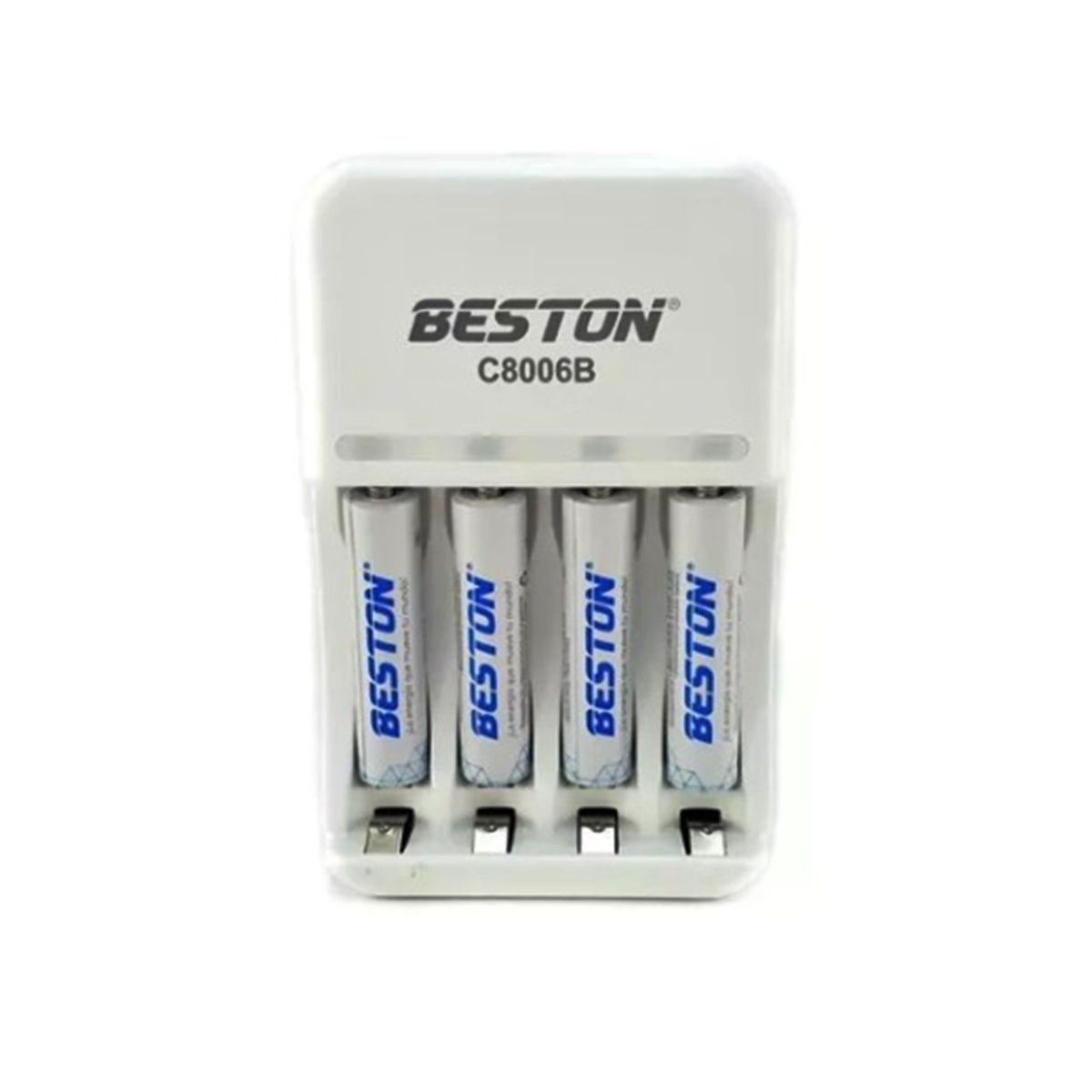 GENERICO - Cargador Beston + 4 Pilas Baterias Recargables Aaa 1100mah