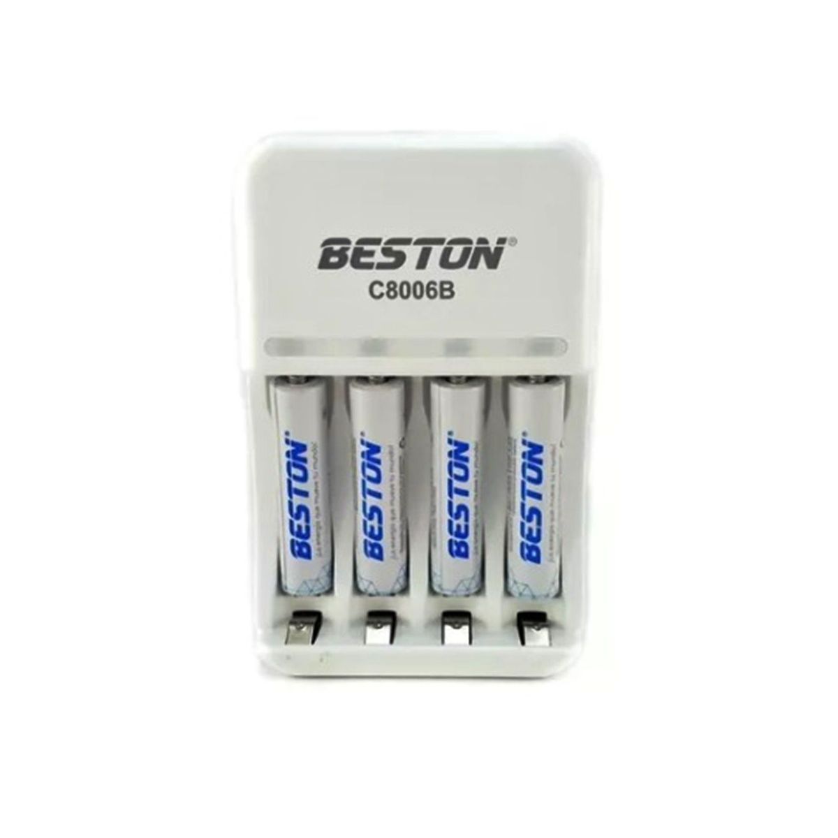 GENERICO - Cargador Beston + 4 Pilas Baterias Recargables Aaa 1100mah