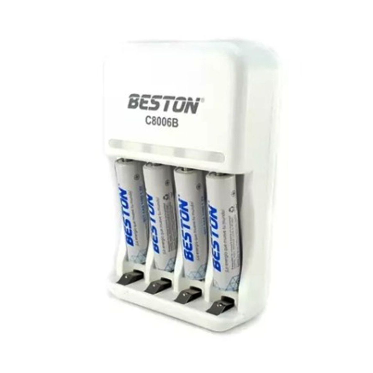GENERICO - Cargador Beston + 4 Pilas Baterias Recargables Aaa 1100mah