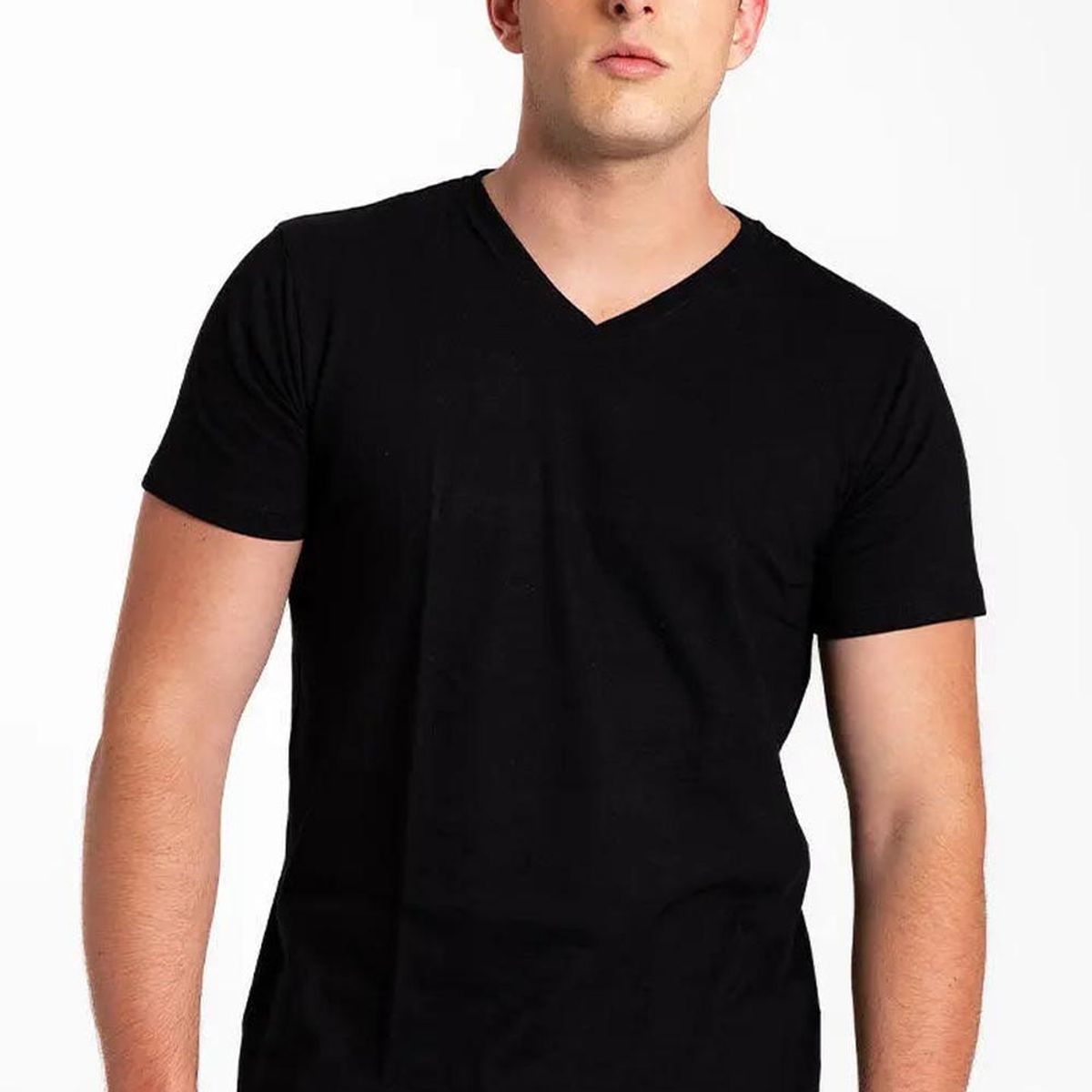 DIANE & GEORDI - Camiseta cuello V 2850 - Negro