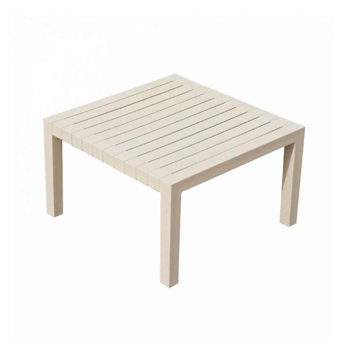 VONDOM - MESA AUXILIAR SPRITZ ECRU VONDOM EN POLIPROPILENO