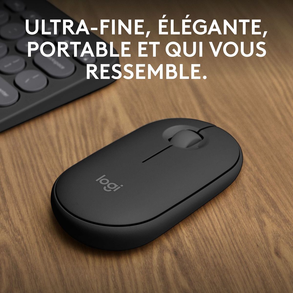 LOGITECH - Mouse Bluetooth moderno logitech pebble m350s Negro