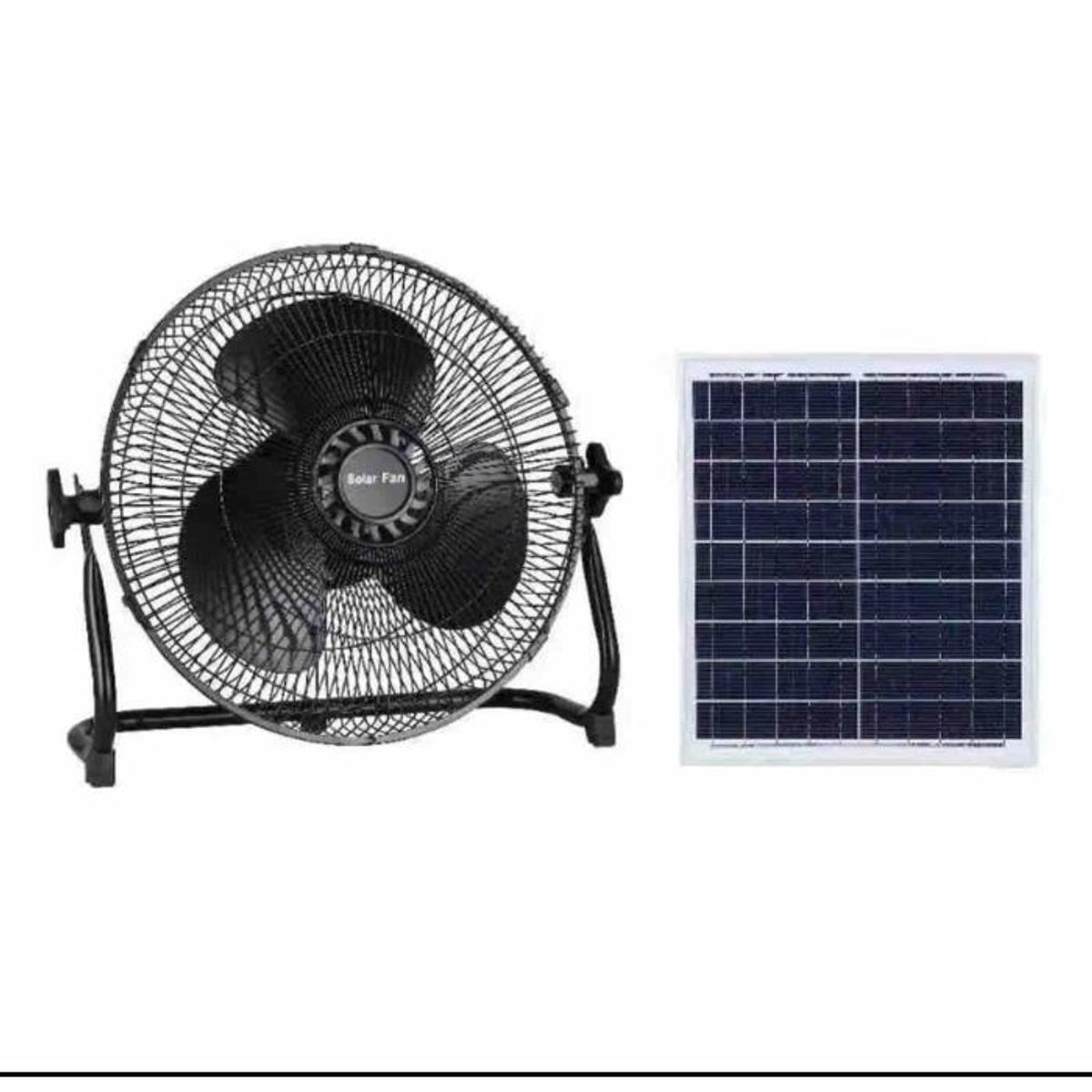 GENERICO - Ventilador solar con panel soporte