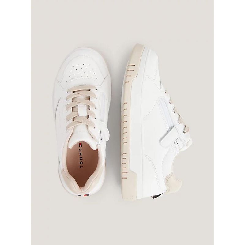 TOMMY HILFIGER - Tenis Deportivas Para Niñas Blanco Tommy Hilfiger
