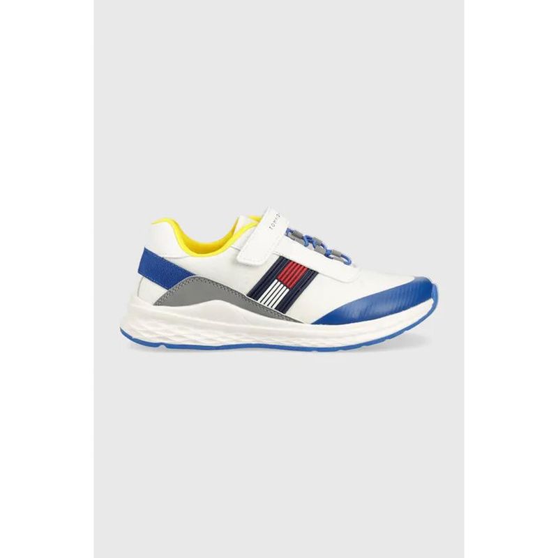 TOMMY HILFIGER - Tenis Blancos Con Velcro Para Niño Tommy Hilfiger