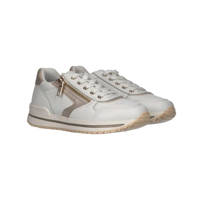 TOMMY HILFIGER - Tenis Deportivas Con Cordones Para Niñas Blanco Tommy Hilfiger