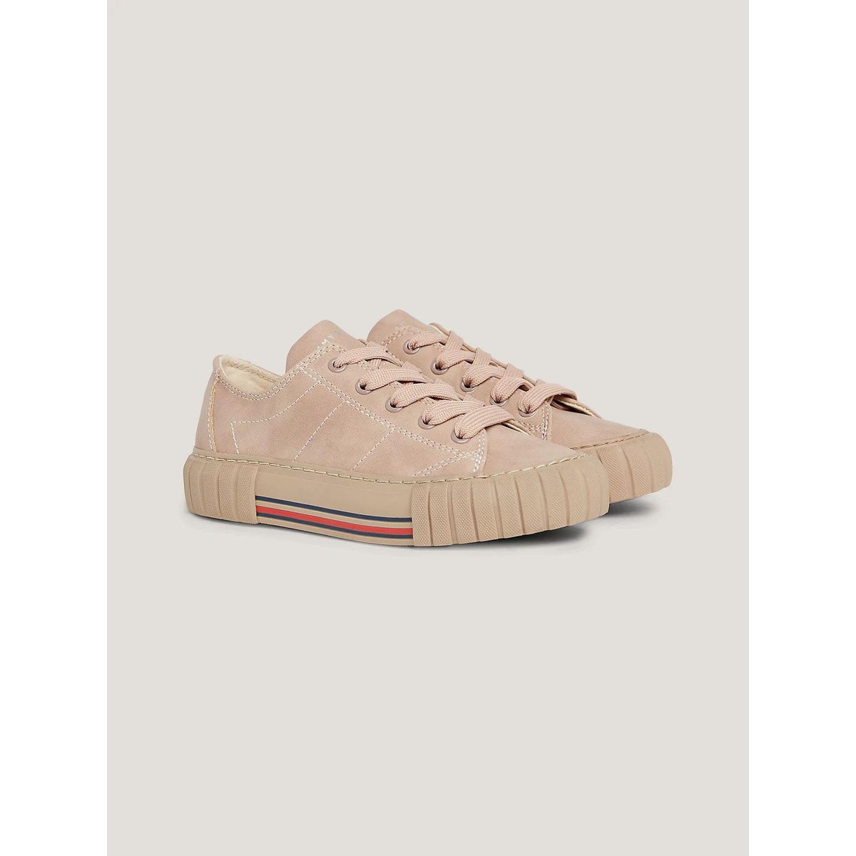 TOMMY HILFIGER - Tenis De Niña Bajas Con Cordones Tommy Hilfiger