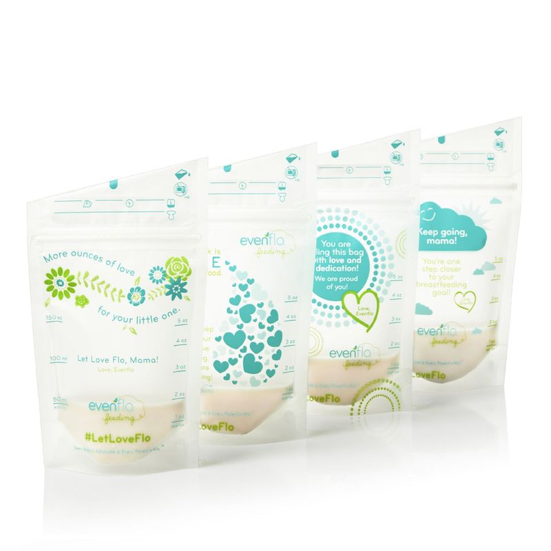 EVENFLO - Bolsas Recolectoras Evenflo Lactancia Leche Materna 100unid
