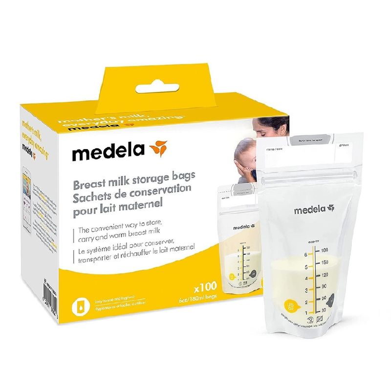 MEDELA - Bolsas Recolectoras Medela Lactancia Leche Materna 100unid