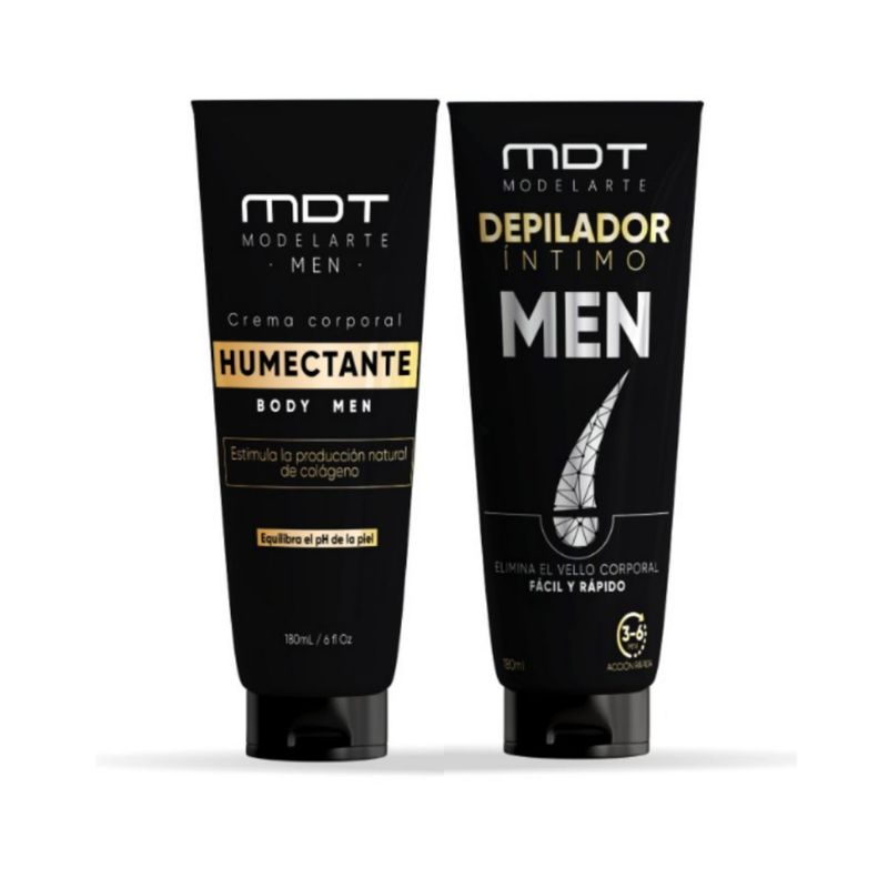 MODELARTE - Kit Depilación e Hidratacion para Zonas Íntimas Hombre Modelarte