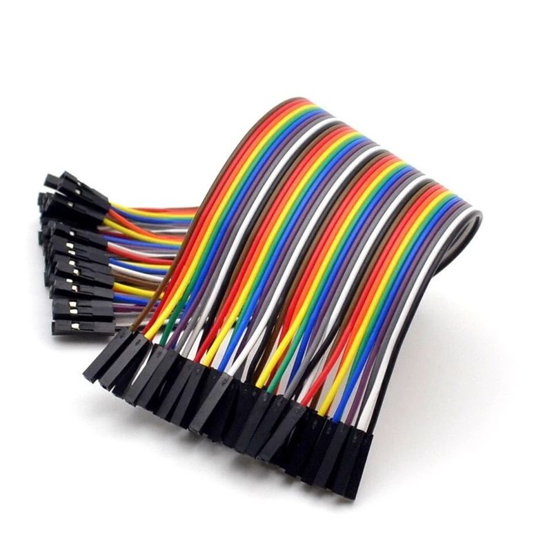 GENERICO - Jumper Hembra 20cm H-H Protoboar Arduino Circuito 40Cables