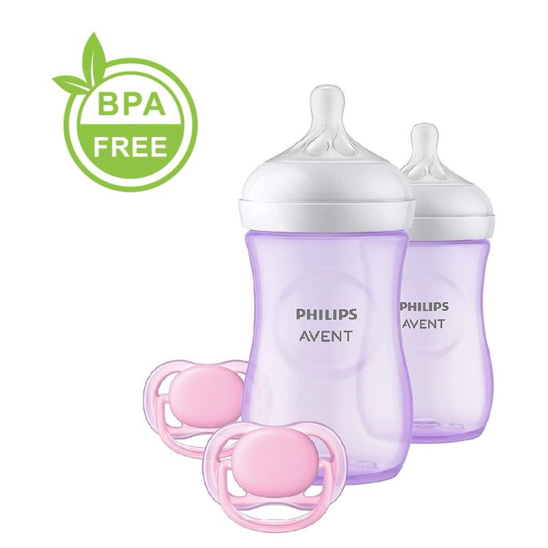 AVENT - Set De Teteros Avent Natural 9 Onz Anticolico + Set Mamilas