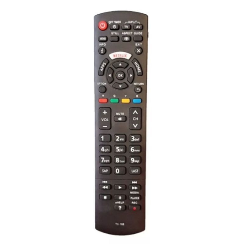 GENERICO - Control Remoto Tv Panasonic Smart Netflix + Forro + Pilas