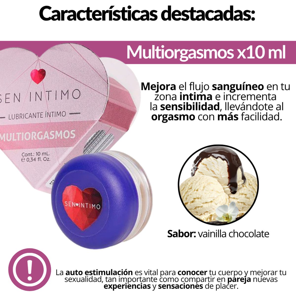 SEN INTIMO - Lubricante Intimo Multiorgasmo Sen Intimo 10 Ml
