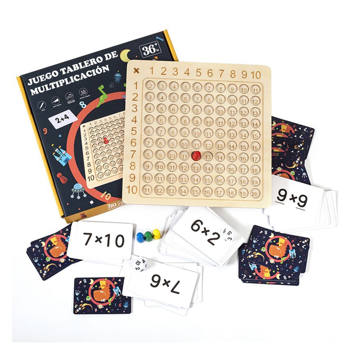 TABLE MATE - Juego Tablas Multiplicar Didactico Aprendizaje Niños Estudio