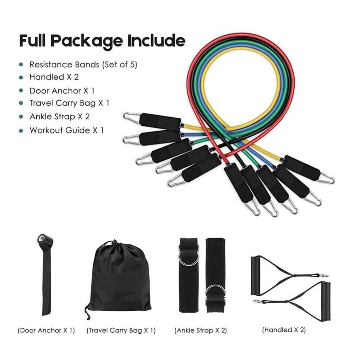 ONE PIXEL - Bandas Tubulares Premium Resistencias Ejercicio Tonifica