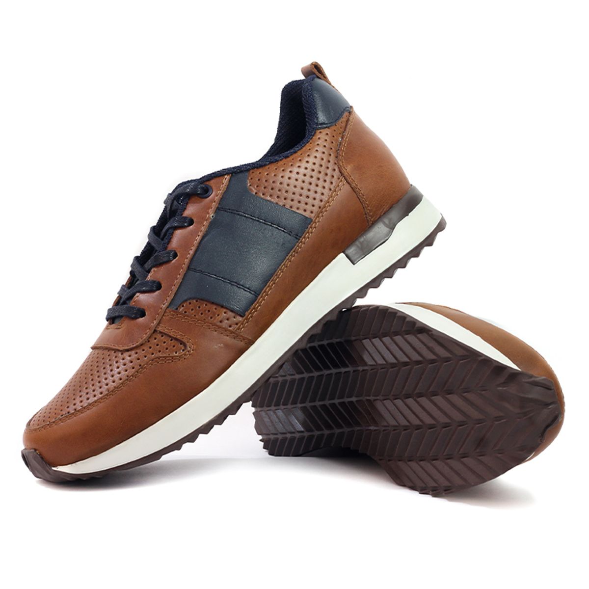 OCAI - Tenis en Cuero para Hombre Ocai Iván Miel