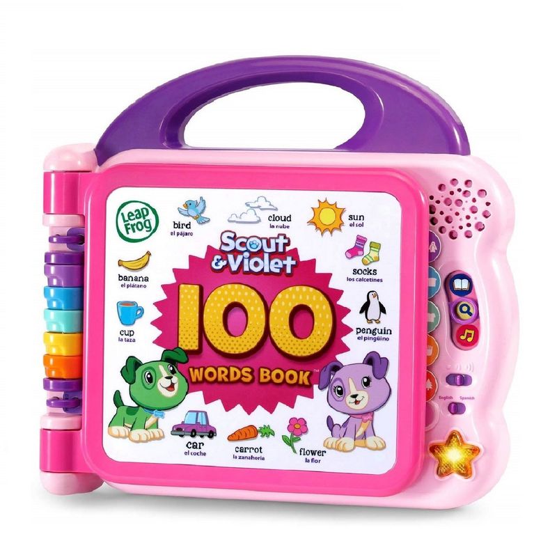 LEAPFROG - Libro Bilingue Musical Leapfrog 100 Palabras Bebes Y Niños