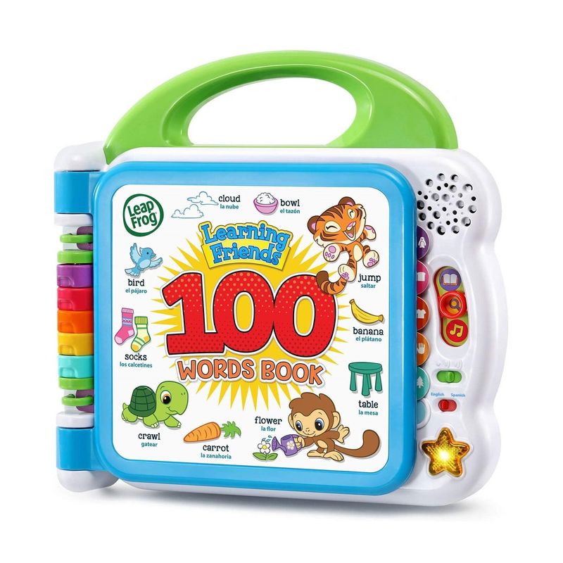 LEAPFROG - Libro Bilingue Musical Leapfrog 100 Palabras Bebes Y Niños