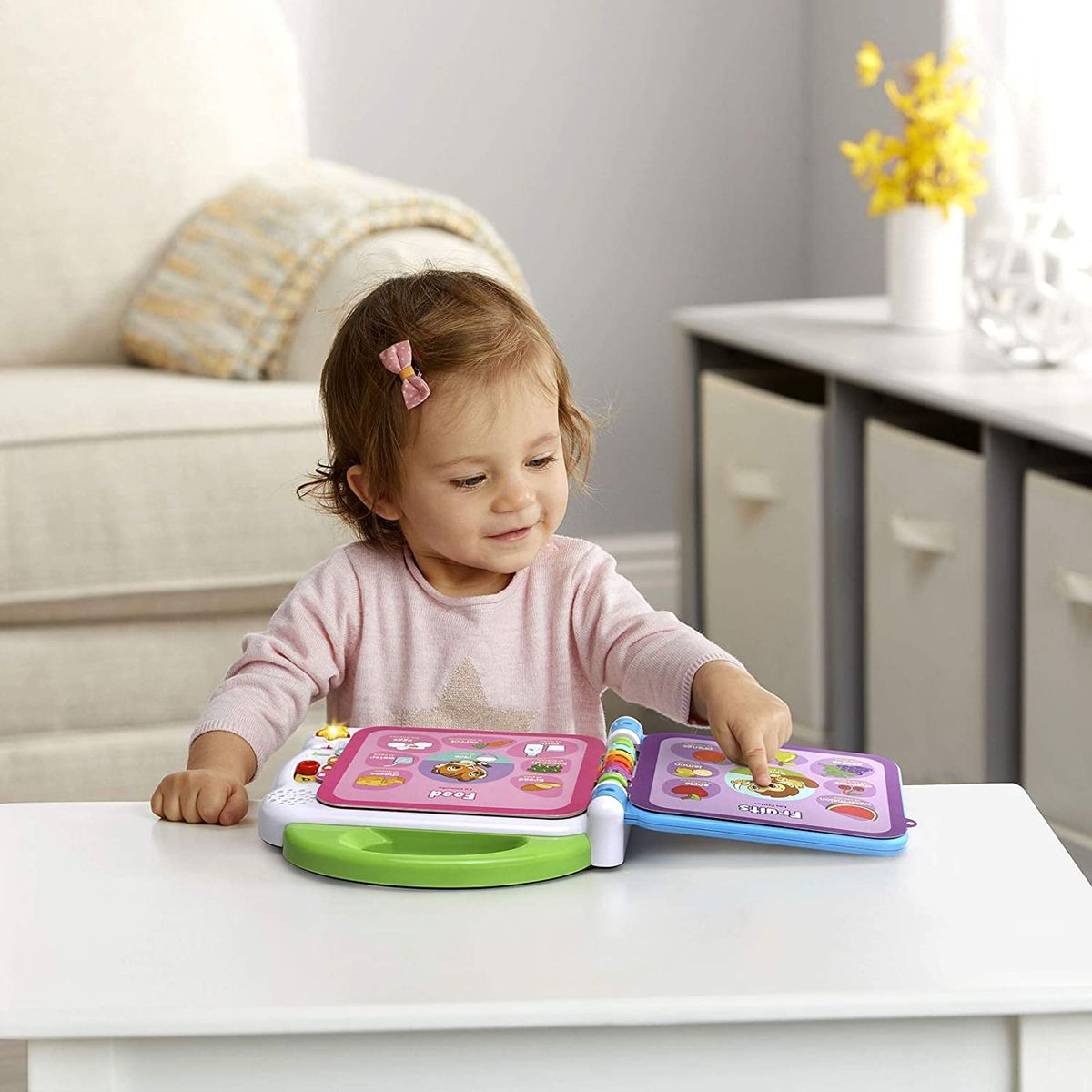 LEAPFROG - Libro Bilingue Musical Leapfrog 100 Palabras Bebes Y Niños