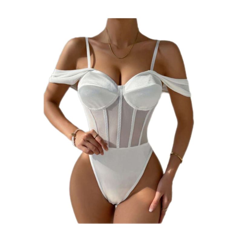 BAPU - Body corset tiras caídas copa con arco