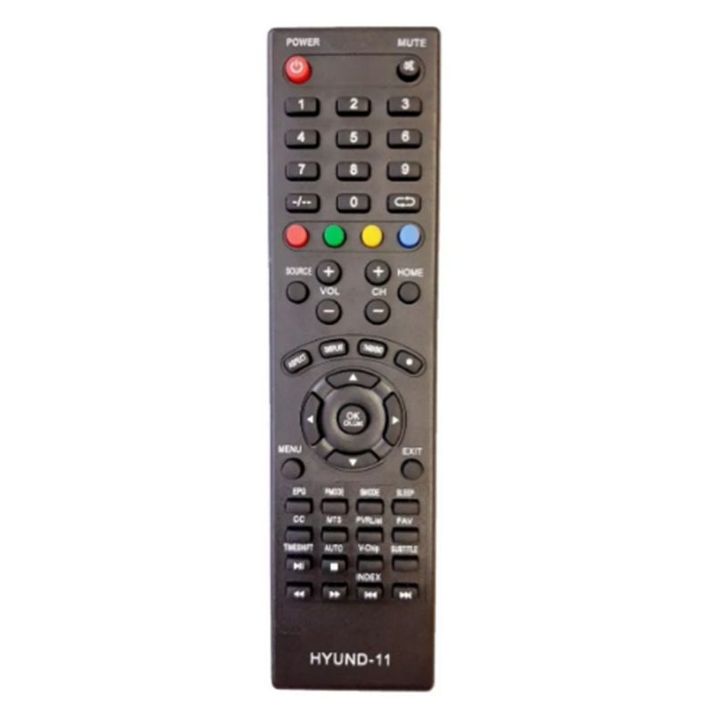 GENERICO - Control Remoto Tv Hyundai Hyund 11 + Forro + Pilas