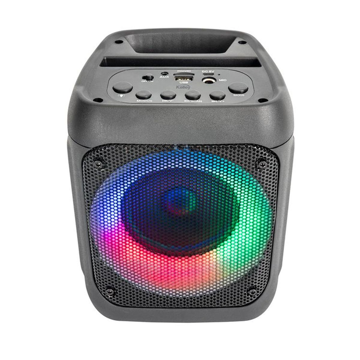 KALLEY - Parlante KALLEY Bluetooth  FM-USB-MicroSD-Auxiliar 3,5mm K-P5 5W Negro