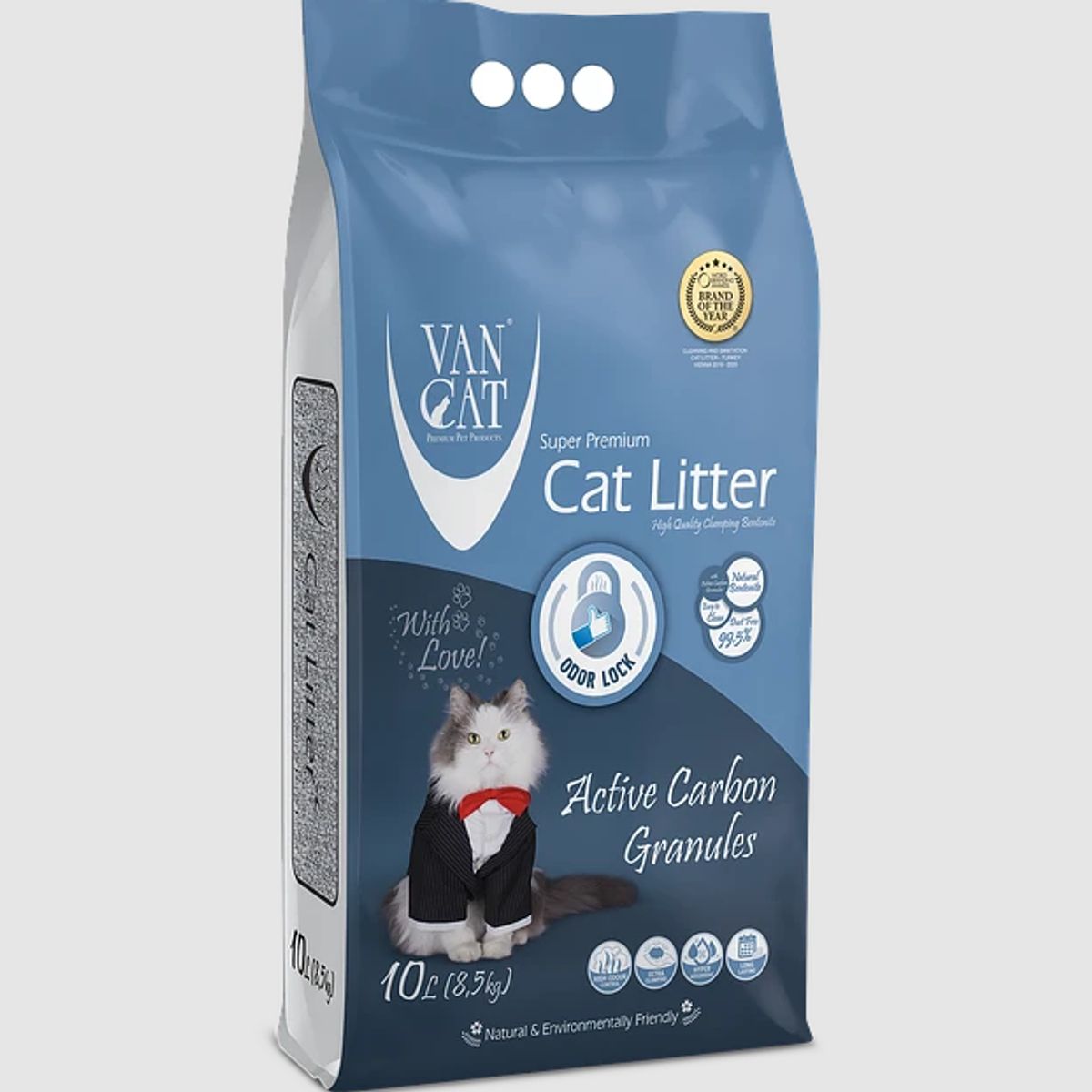 GENERICO - VAN CAT - Arena Súper Premium - Carbón Activado Blanco 10 Lt