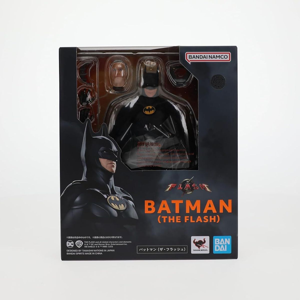 BANDAI - Batman Keaton Figura Acción The Flash Movie Sh Figuarts 16 C
