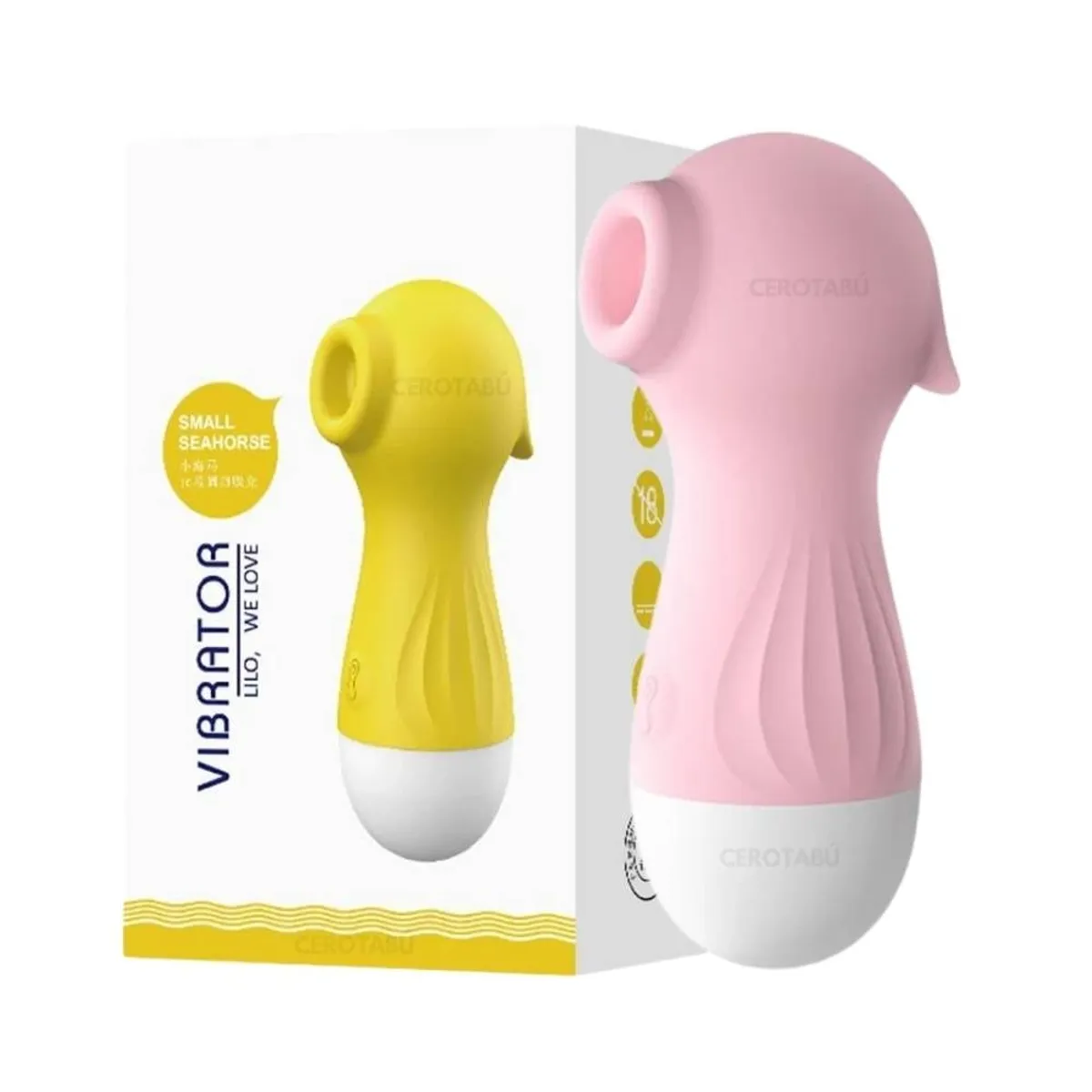 GENERICO - Vibrador Estimulador Succionador De Clítoris Sea Horse-