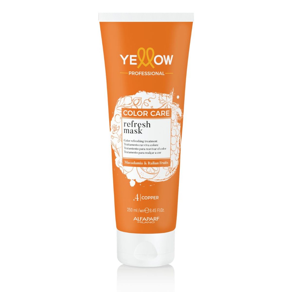 YELLOW - Mascarilla Yellow Alfaparf Color Care .4 Cooper 250mL