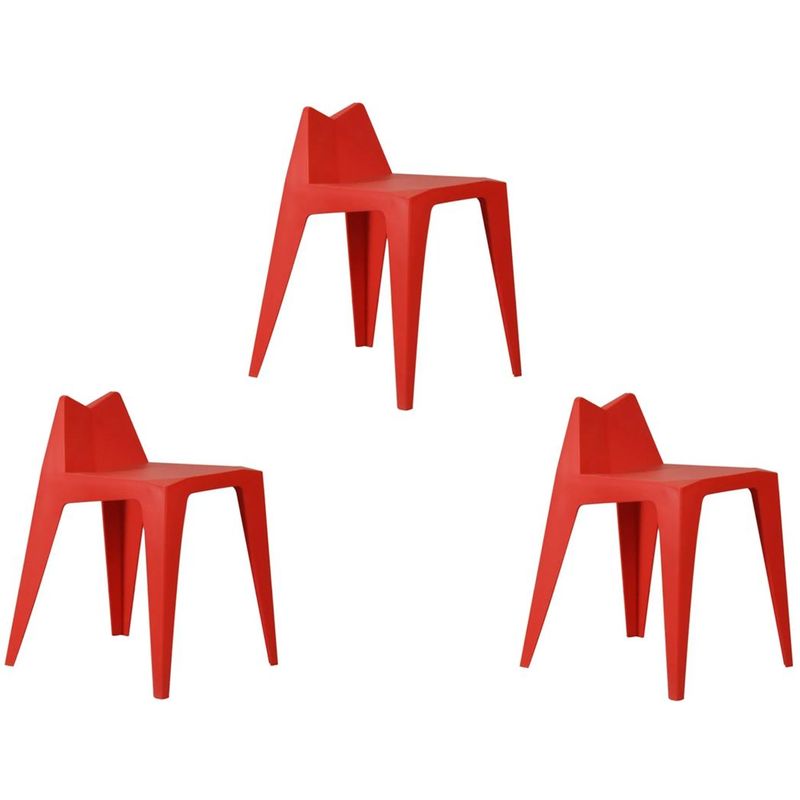 MOBLIHOUSE - Set X3 Silla De Comedor Victory Silla Auxiliar De Cocina Bar