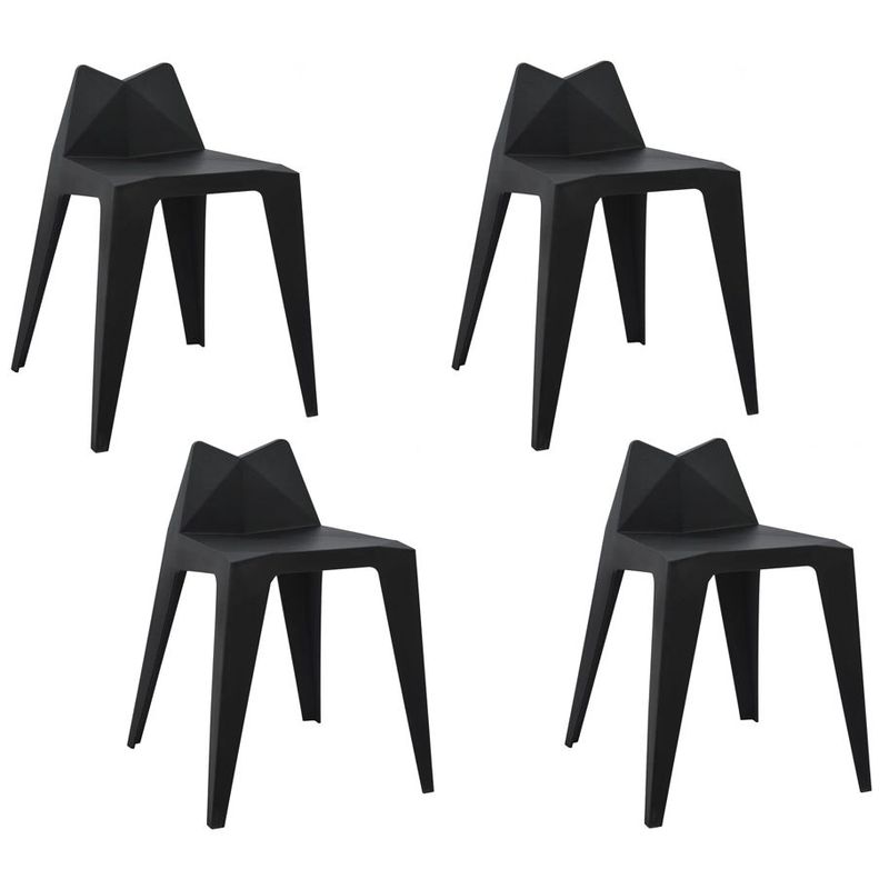 MOBLIHOUSE - Set X4 Silla De Comedor Victory Silla Auxiliar De Cocina Bar