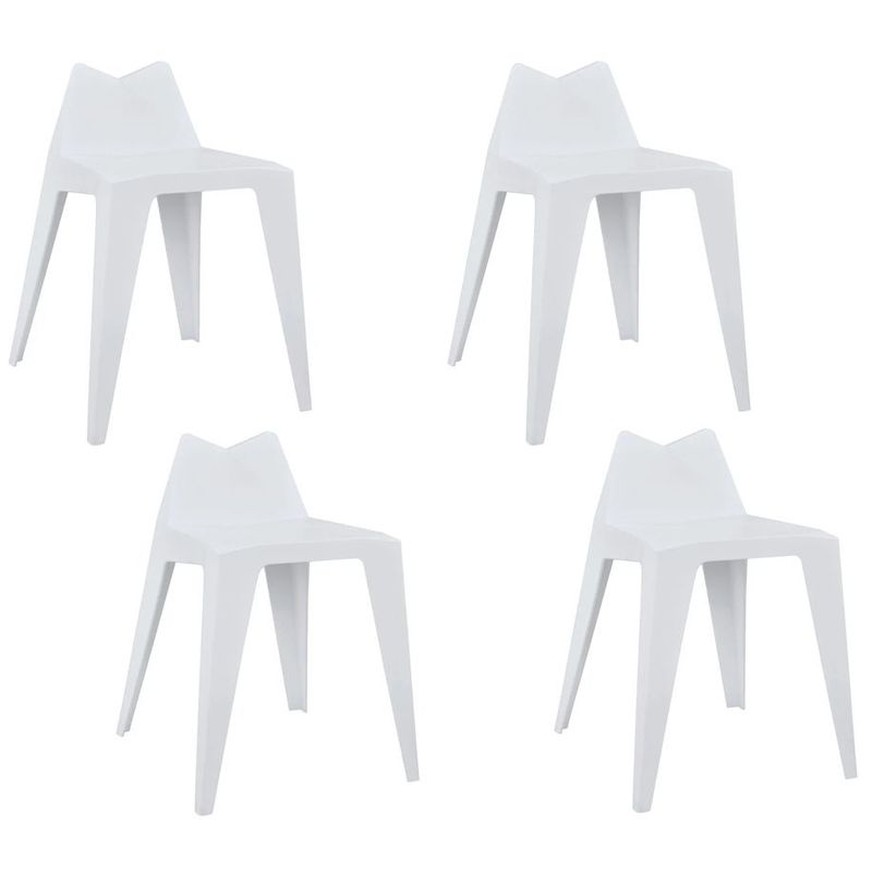 MOBLIHOUSE - Set X4 Silla De Comedor Victory Silla Auxiliar De Cocina Bar