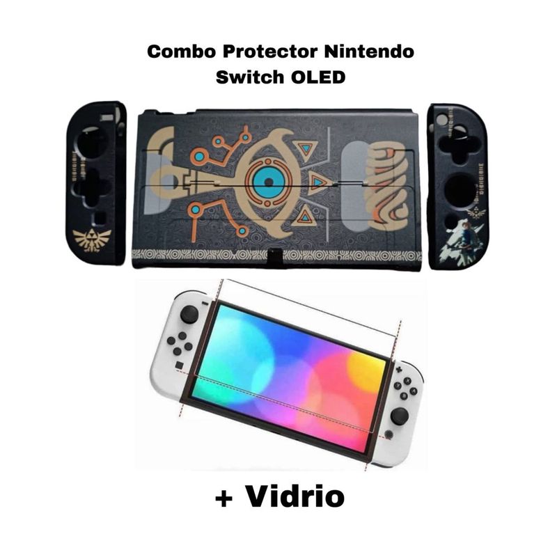 GENERICO - Acrilico Protector Z Ojo + Vidrio Para Switch Oled