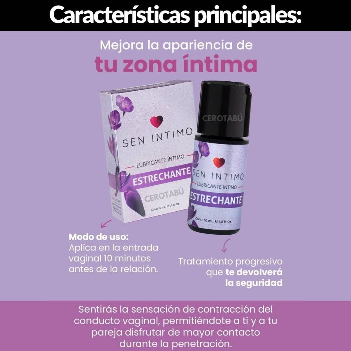 SEN INTIMO - Lubricante Intimo Estrechante Vaginal Sen Intimo x30 mL