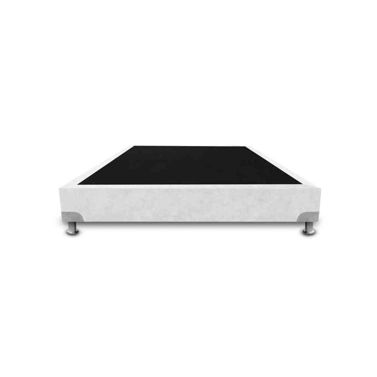 MAGIC CLASS - BASE CAMA BOSTON DE LUJO 90X190 MICROFIBRA BLANCO