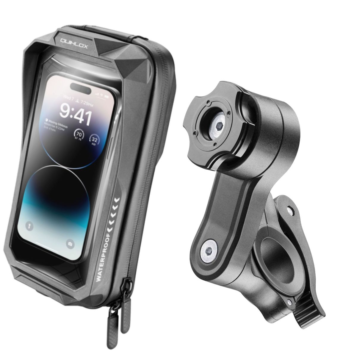 INTERPHONE - Funda para Celular Soporte Manillar Quiklox Icase Interphone